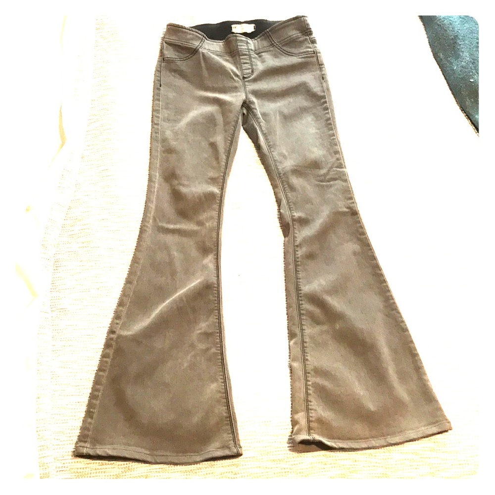Free People Pull-On Flare Jeans